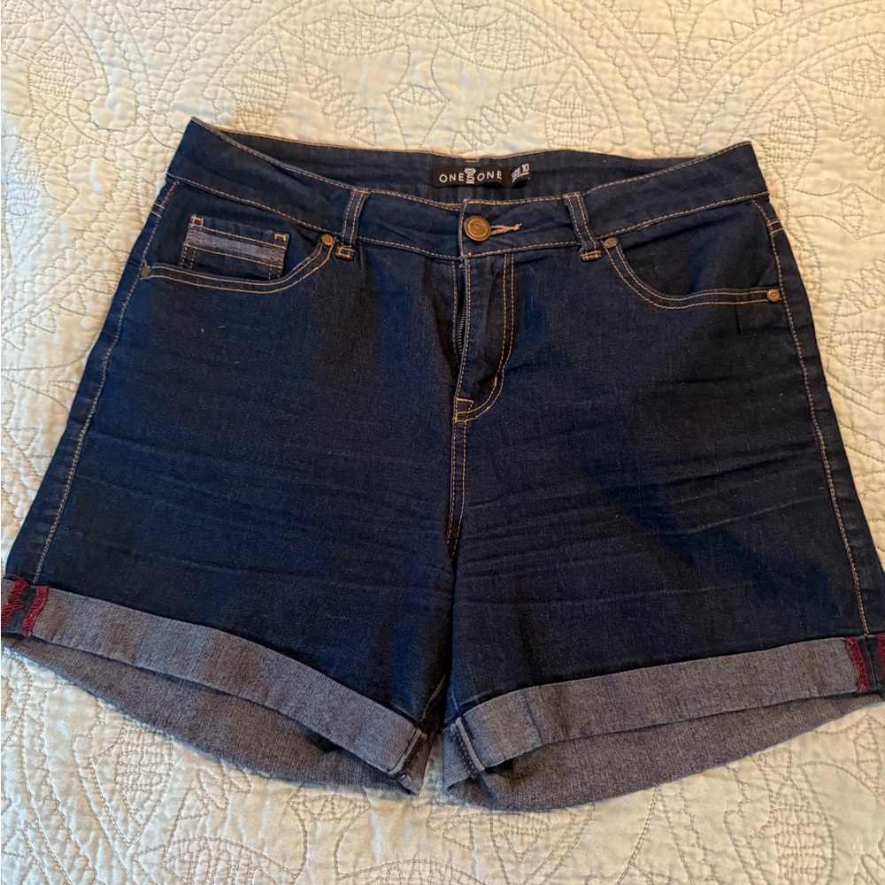 Women's Blue Denim Shorts